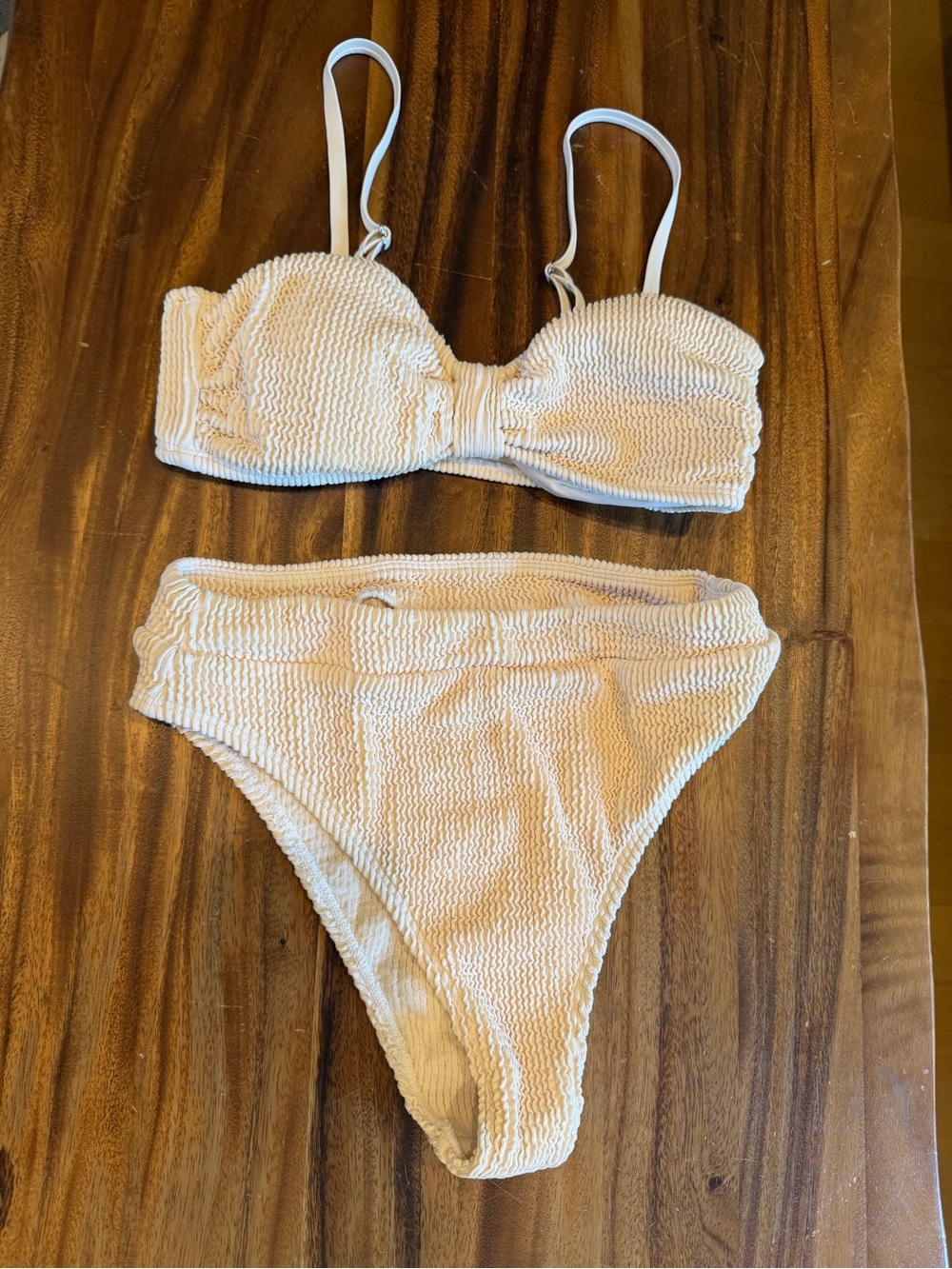 Ripcurl Cream High-Waist bikini set